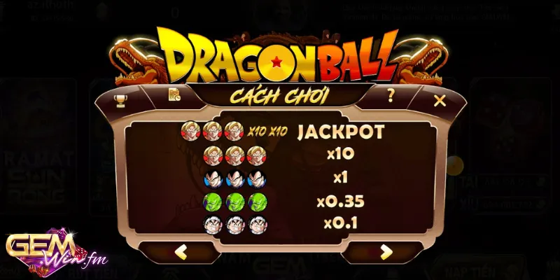 Dragon ball Gem win